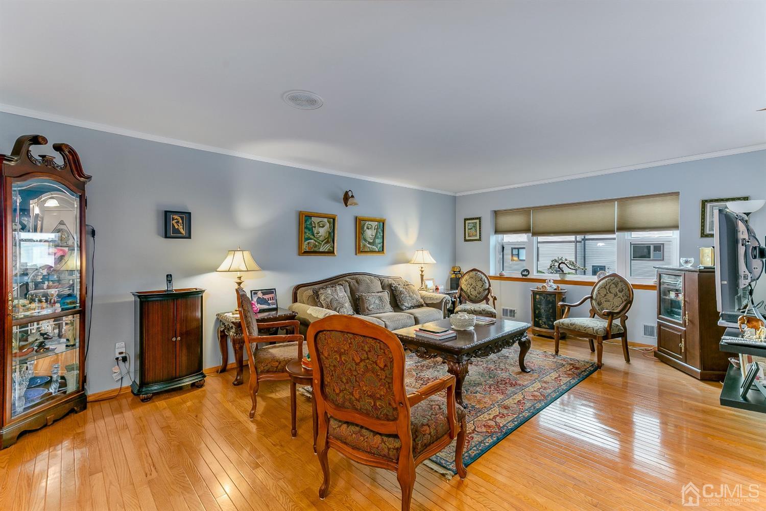 7303 Hana Road Edison, NJ 08817 - Photo 9 of 24 a living room with furniture and a flat screen tv