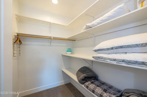 a room with storage and utility