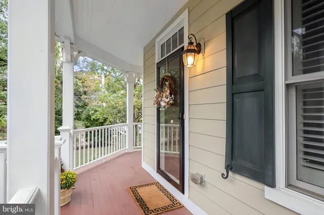 a view of backyard with green space