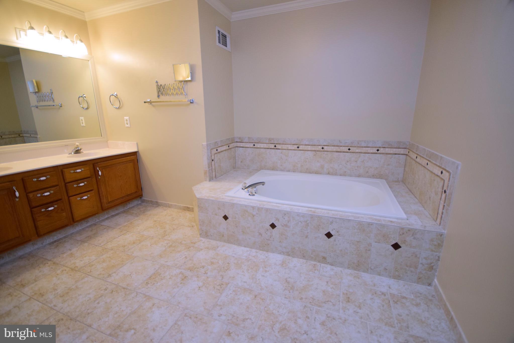 9 Charleston Court Stafford, VA 22554 - Photo 15 of 30 a spacious bathroom with a tub sink and mirror