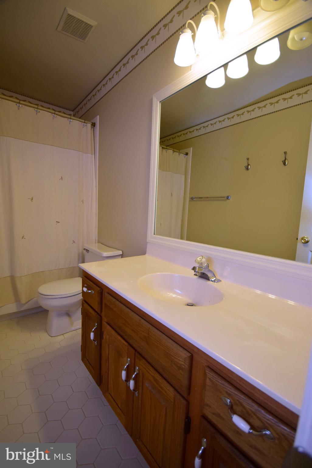 9 Charleston Court Stafford, VA 22554 - Photo 18 of 30 a bathroom with a sink a toilet and mirror