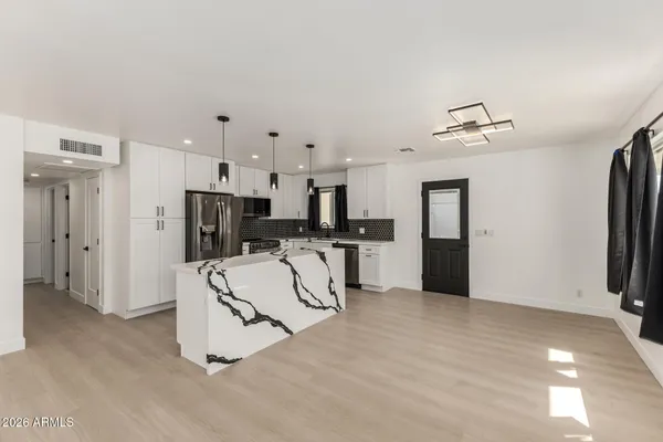 a view of a house with a patio