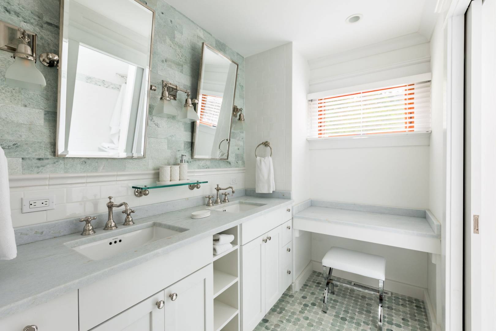 30 East Hollow Road East Hampton, NY 11937 - Photo 16 of 29 a bathroom with a sink a toilet and a mirror