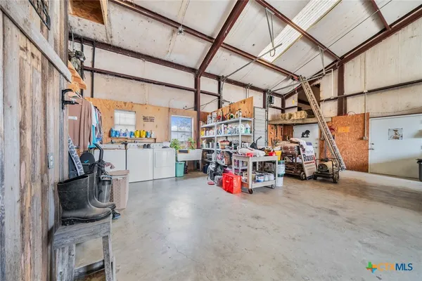 a view of storage and utility room