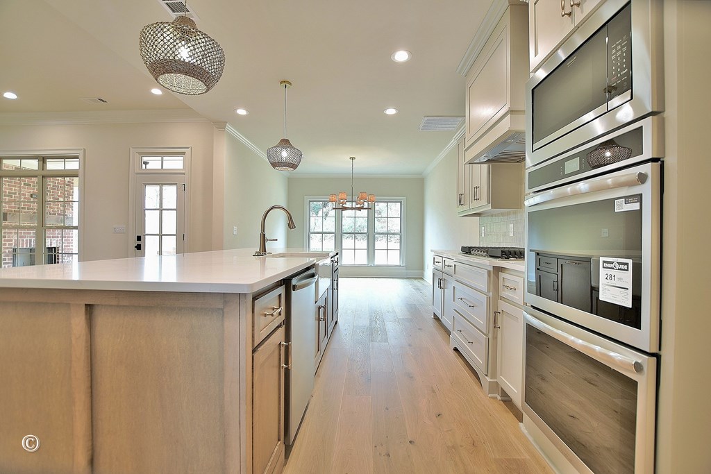 5905 Linley Court Midland, GA 31820 - Photo 12 of 41 a kitchen with counter top space cabinets and stainless steel appliances