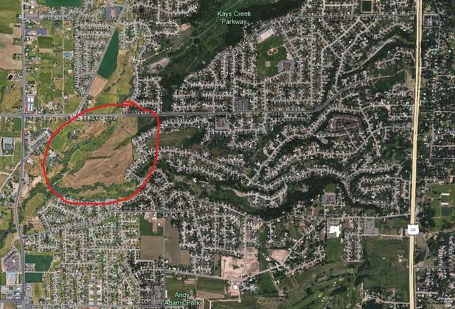 1237 East Amaryllis Way Layton, UT 84040 - Photo 7 of 16 Aerial Map of Eastridge Park in East Layton.