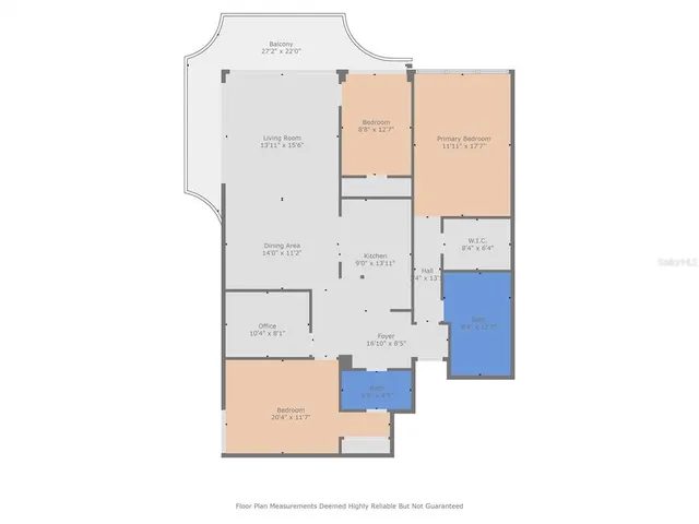 a living room with furniture and a ceiling fan