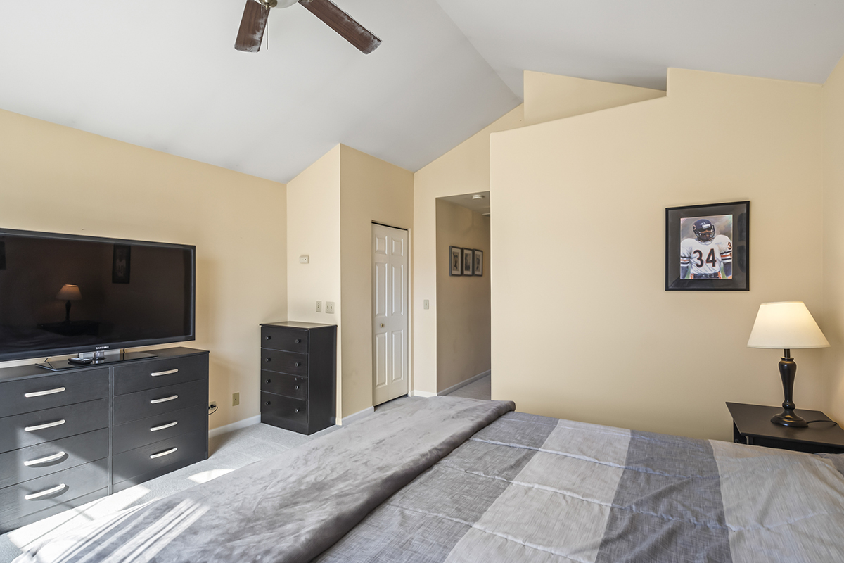 2280 Briar Court Hoffman Estates, IL 60169 - Photo 22 of 36 a bedroom with a bed and a television