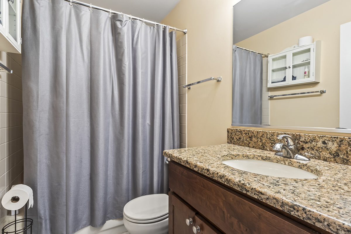2280 Briar Court Hoffman Estates, IL 60169 - Photo 26 of 36 a bathroom with a granite countertop sink and a mirror