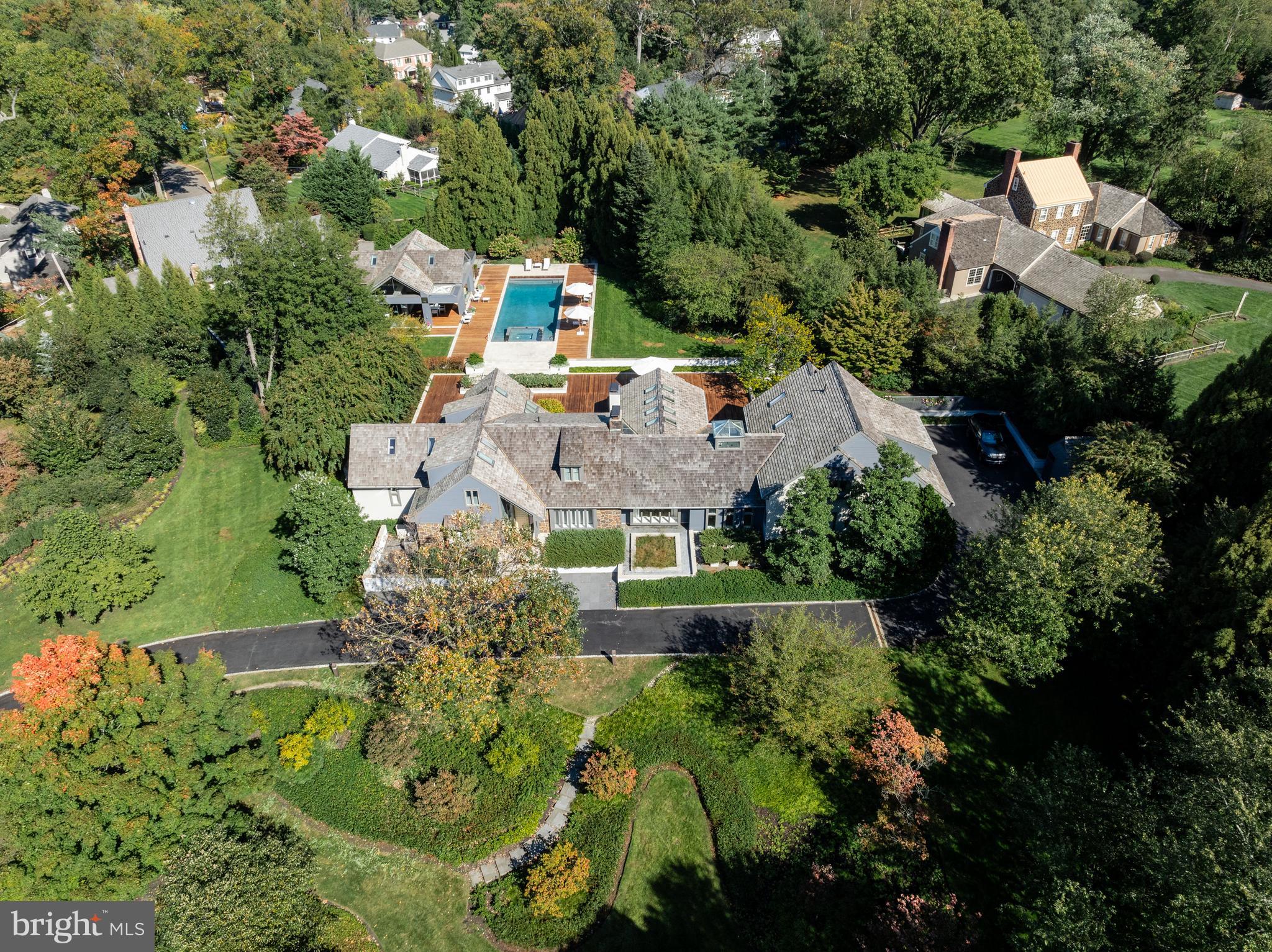 95 Lane Of Acres Haddonfield, NJ 08033 - Photo 103 of 114 an aerial view of a house with a yard