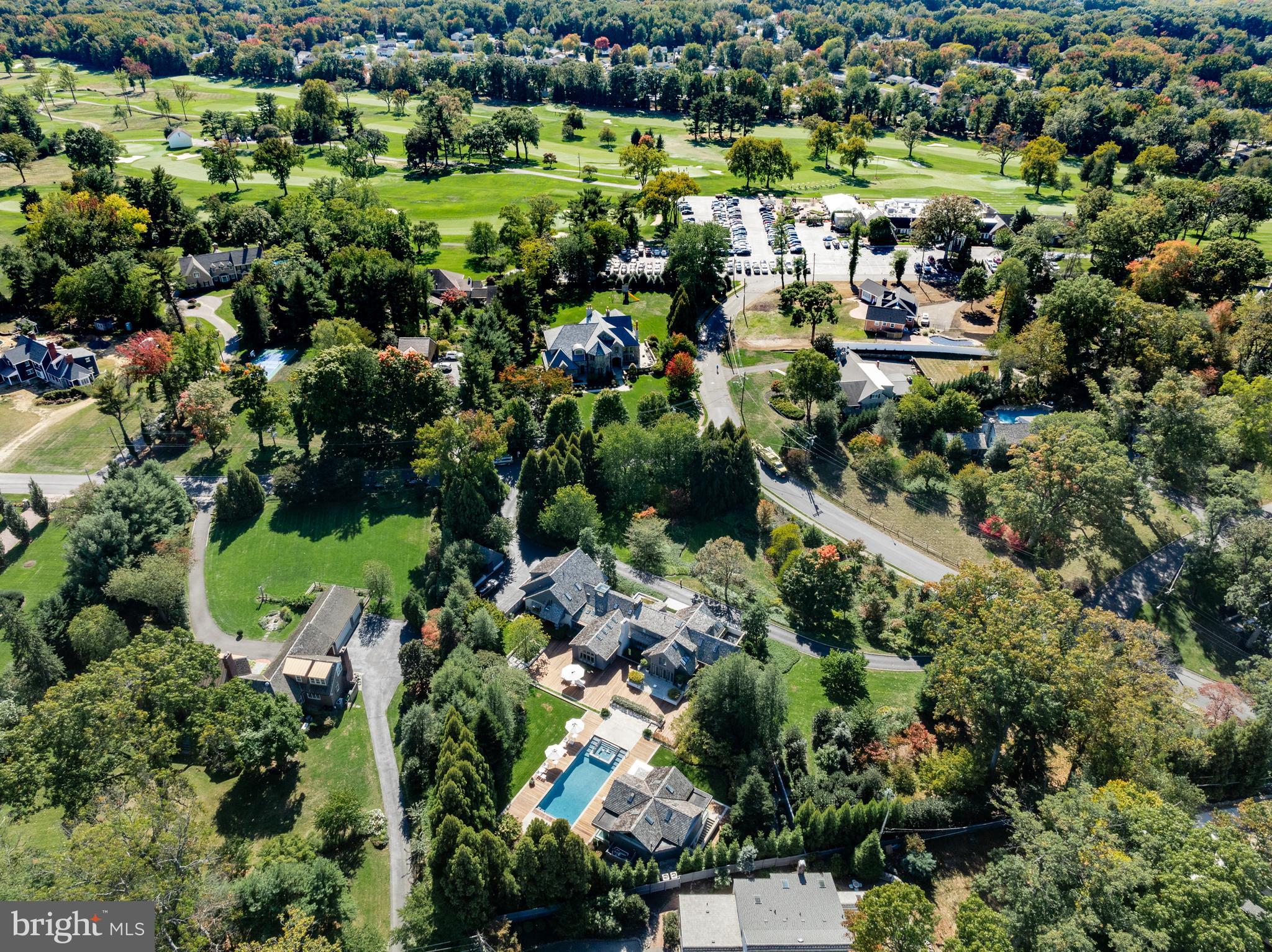 95 Lane Of Acres Haddonfield, NJ 08033 - Photo 113 of 114 an aerial view of residential houses with outdoor space and trees