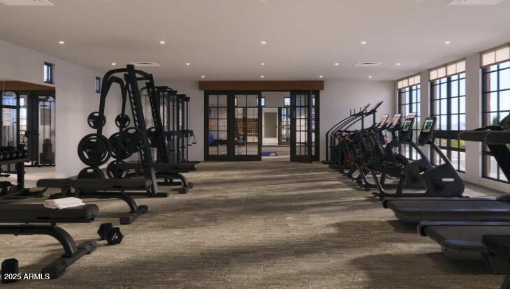 5000 North Camelback Ridge Drive, Unit 206 Scottsdale, AZ 85251 - Photo 59 of 62 a view of a room with gym equipment