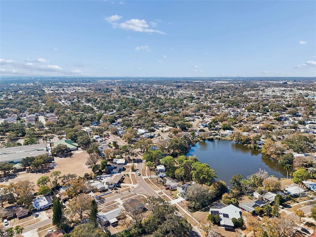 7097 Delta Way Clearwater, FL 33764 - Photo 70 of 71 an aerial view of a city with ocean view