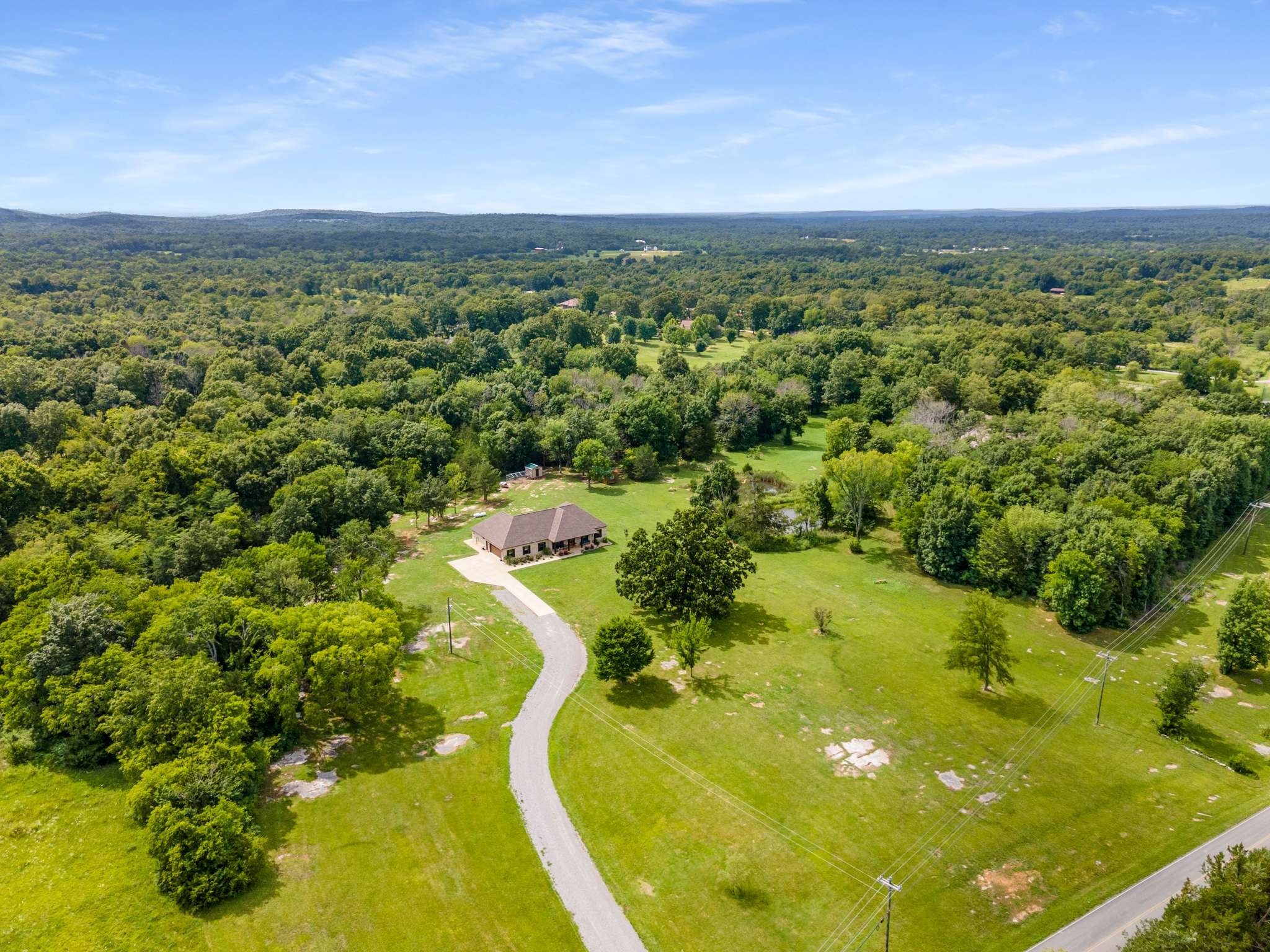 3880 Murray-Kittrell Road Readyville, TN 37149 - Photo 8 of 59 Aerial of this property is a great birds eye view of this fabulous home