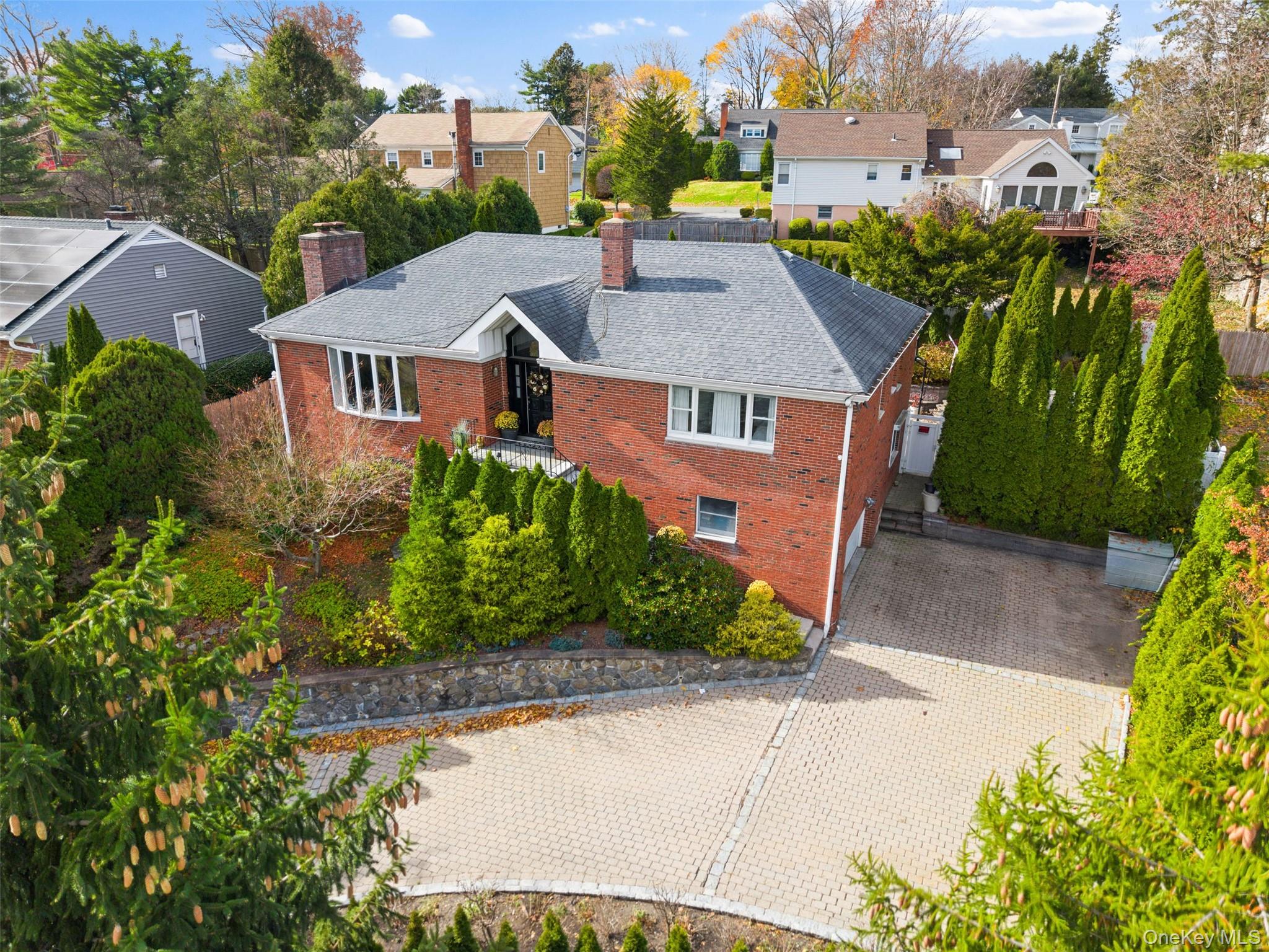 6 Hunting Ridge Road White Plains, NY 10605 - Photo 30 of 32 an aerial view of a house