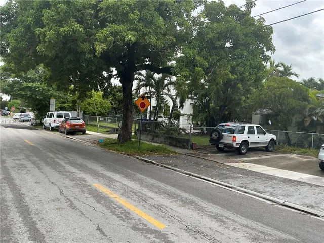 a car parked on the side of the road