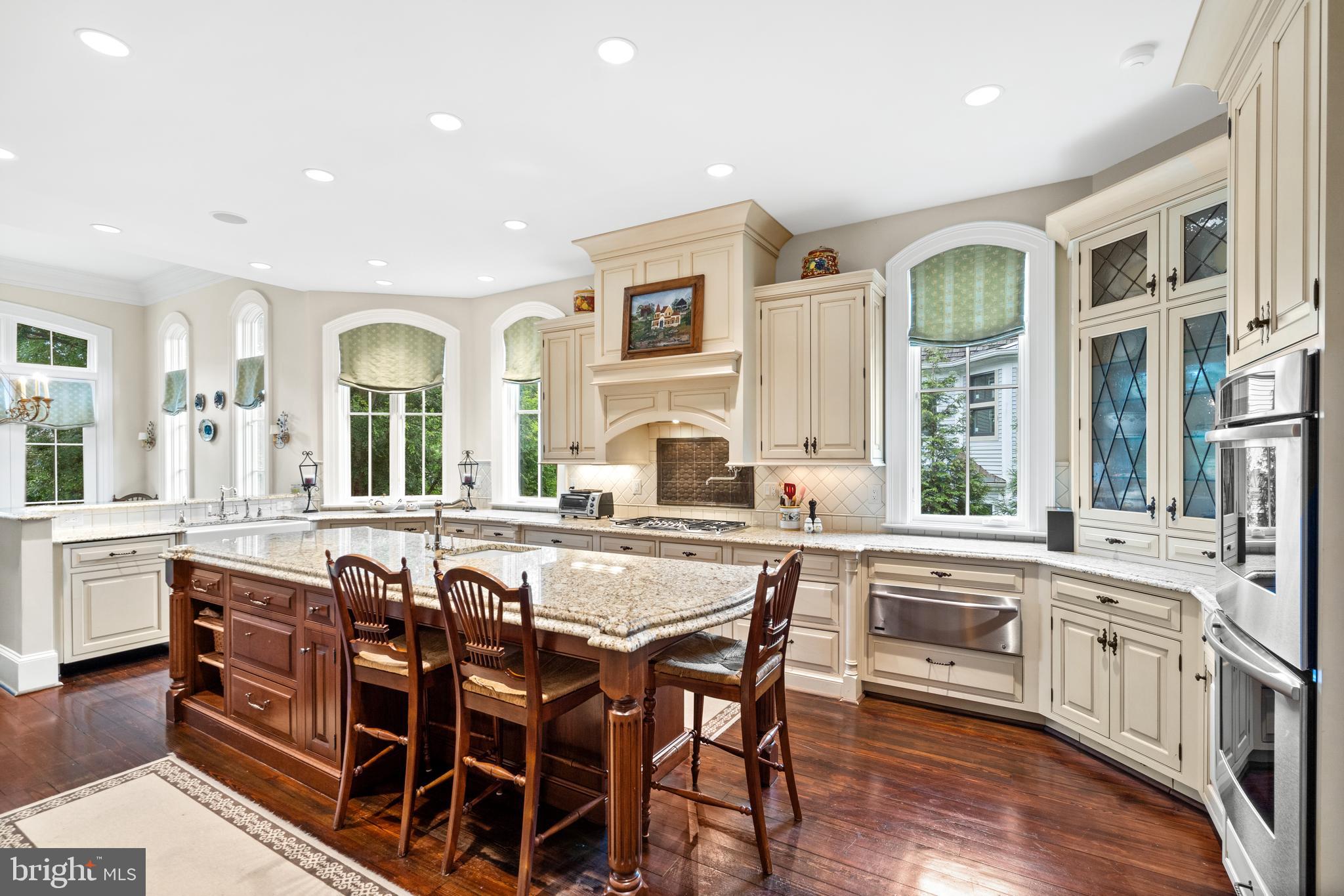 1160 Chain Bridge Road McLean, VA 22101 - Photo 20 of 57 Elegant kitchen with custom cabinets