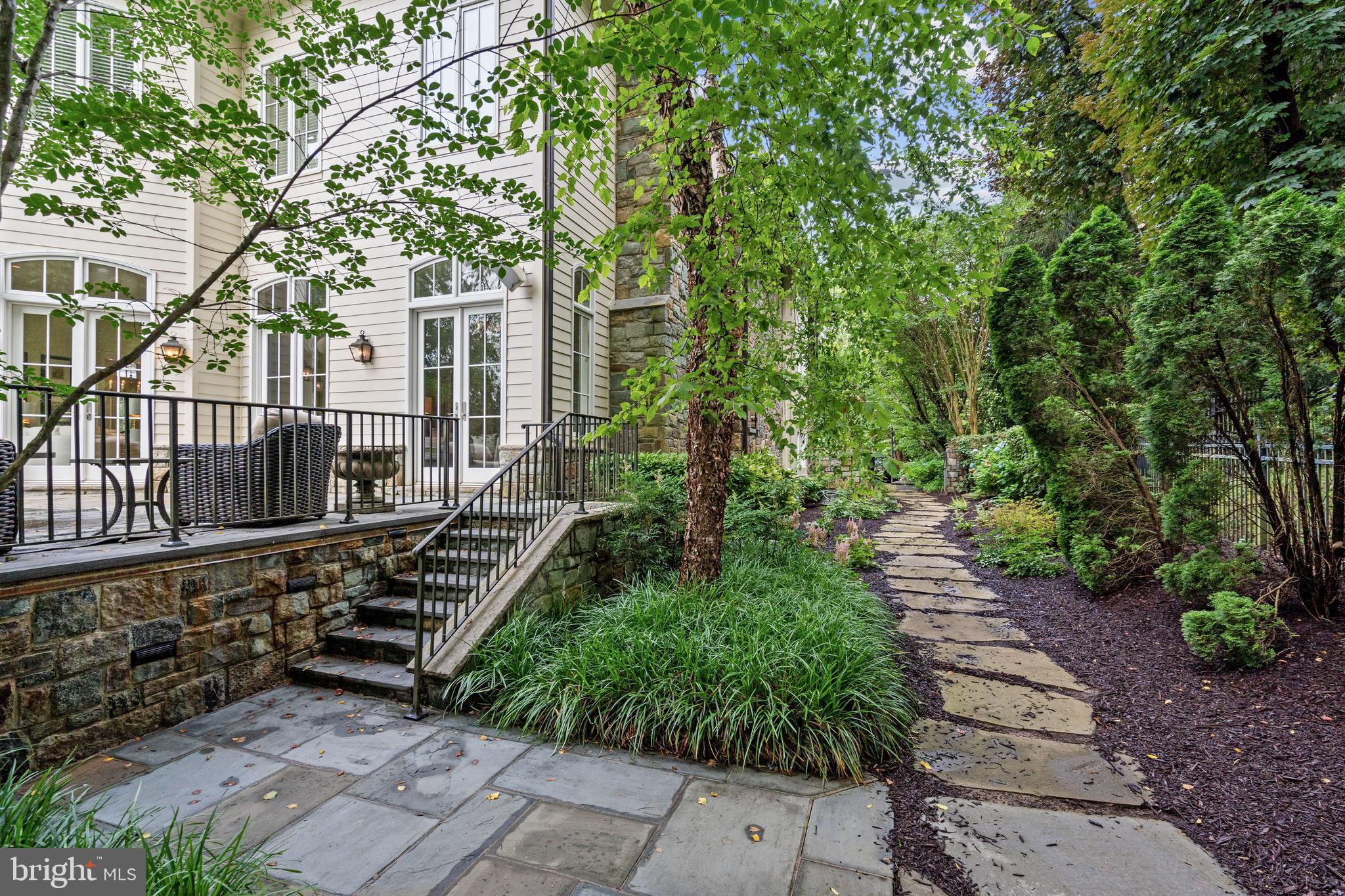 1160 Chain Bridge Road McLean, VA 22101 - Photo 28 of 57 Steps lead to the expansive lawn