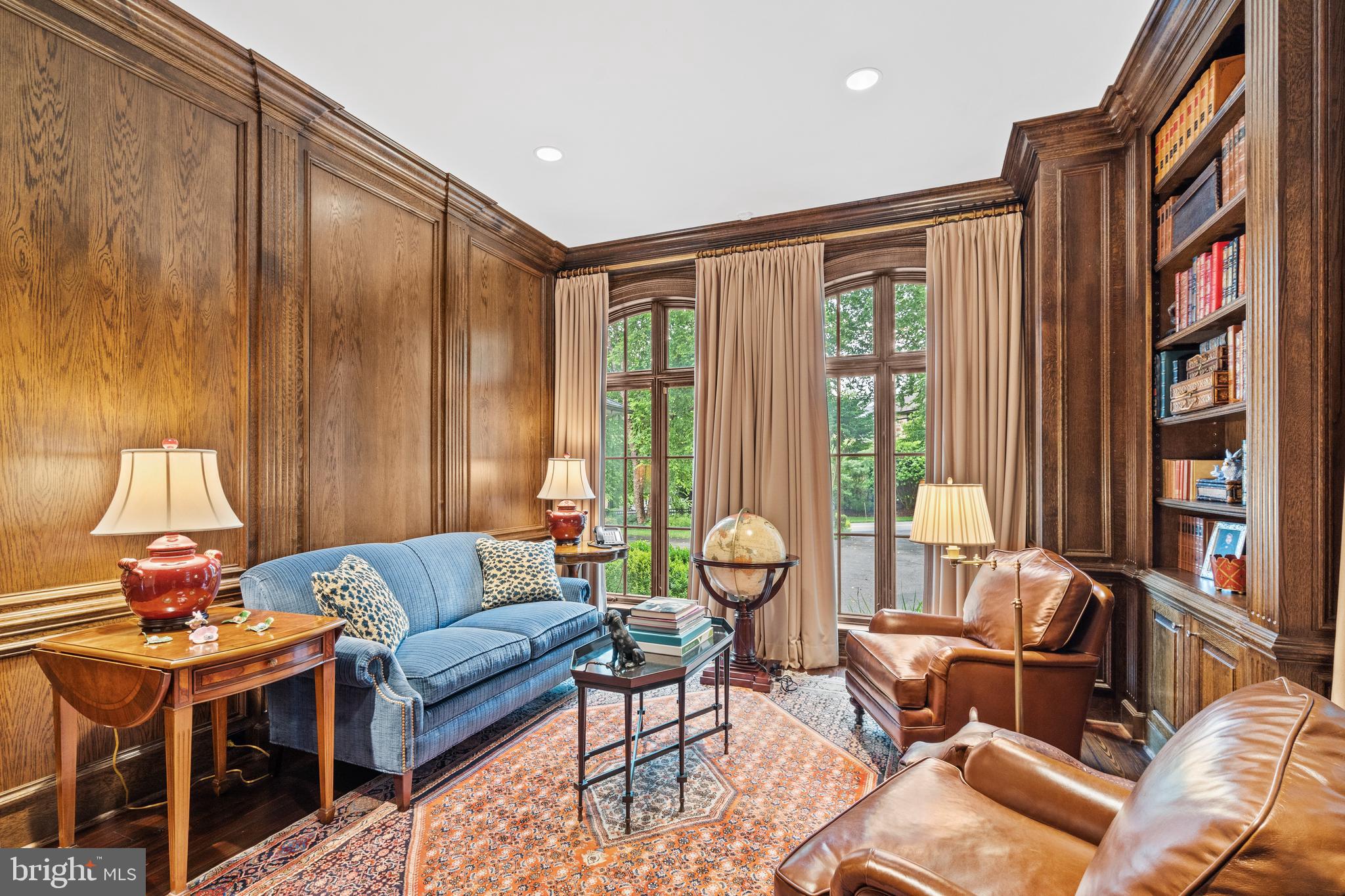 1160 Chain Bridge Road McLean, VA 22101 - Photo 8 of 57 Richly paneled library