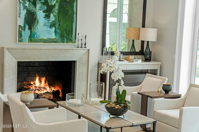 a kitchen with a sink and refrigerator