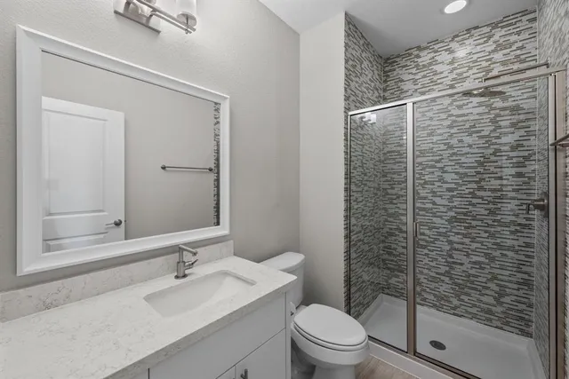 a view of a park with a slide