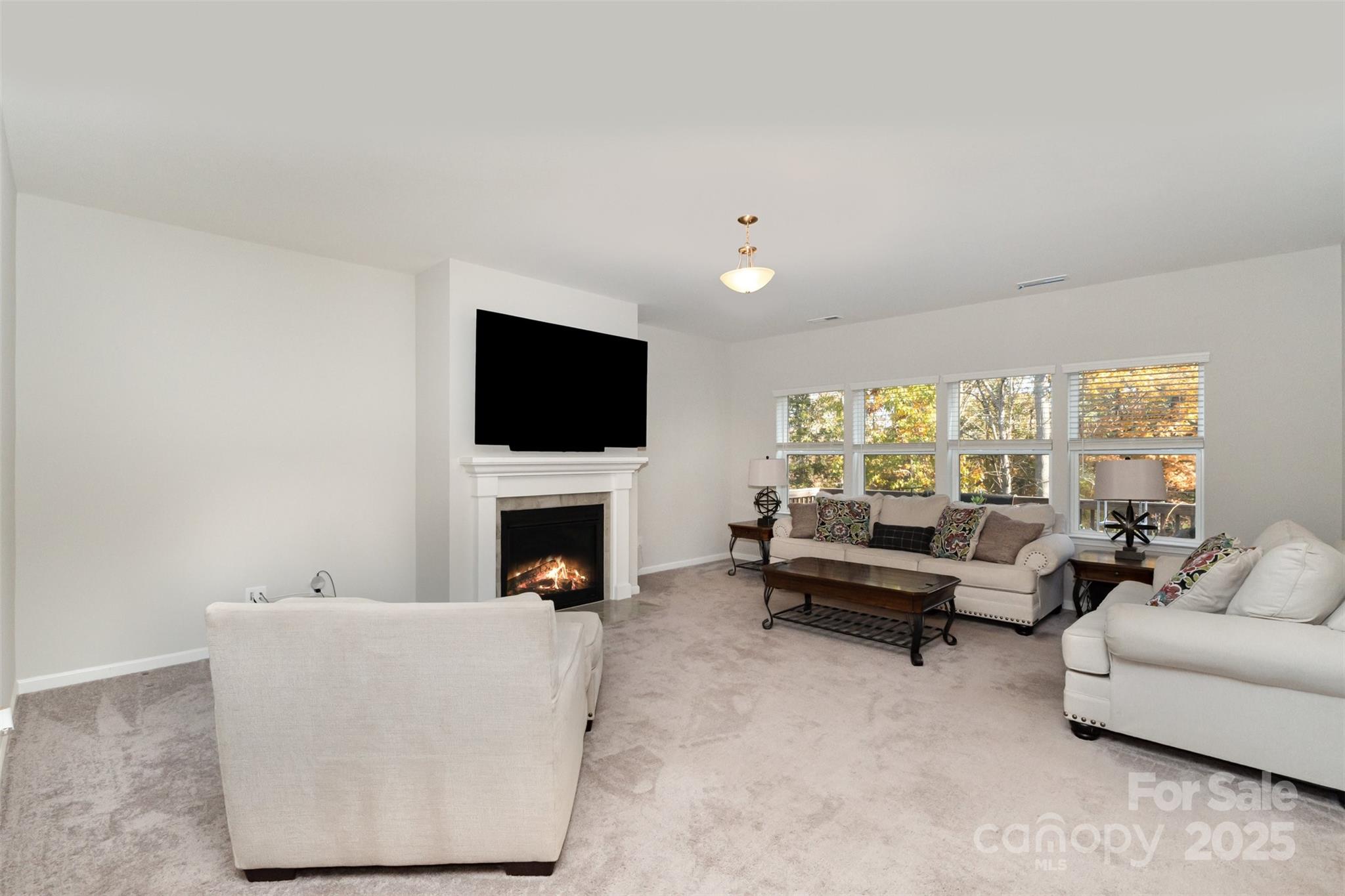 423 Crisfield Court York, SC 29745 - Photo 6 of 45 a living room with furniture and a fireplace