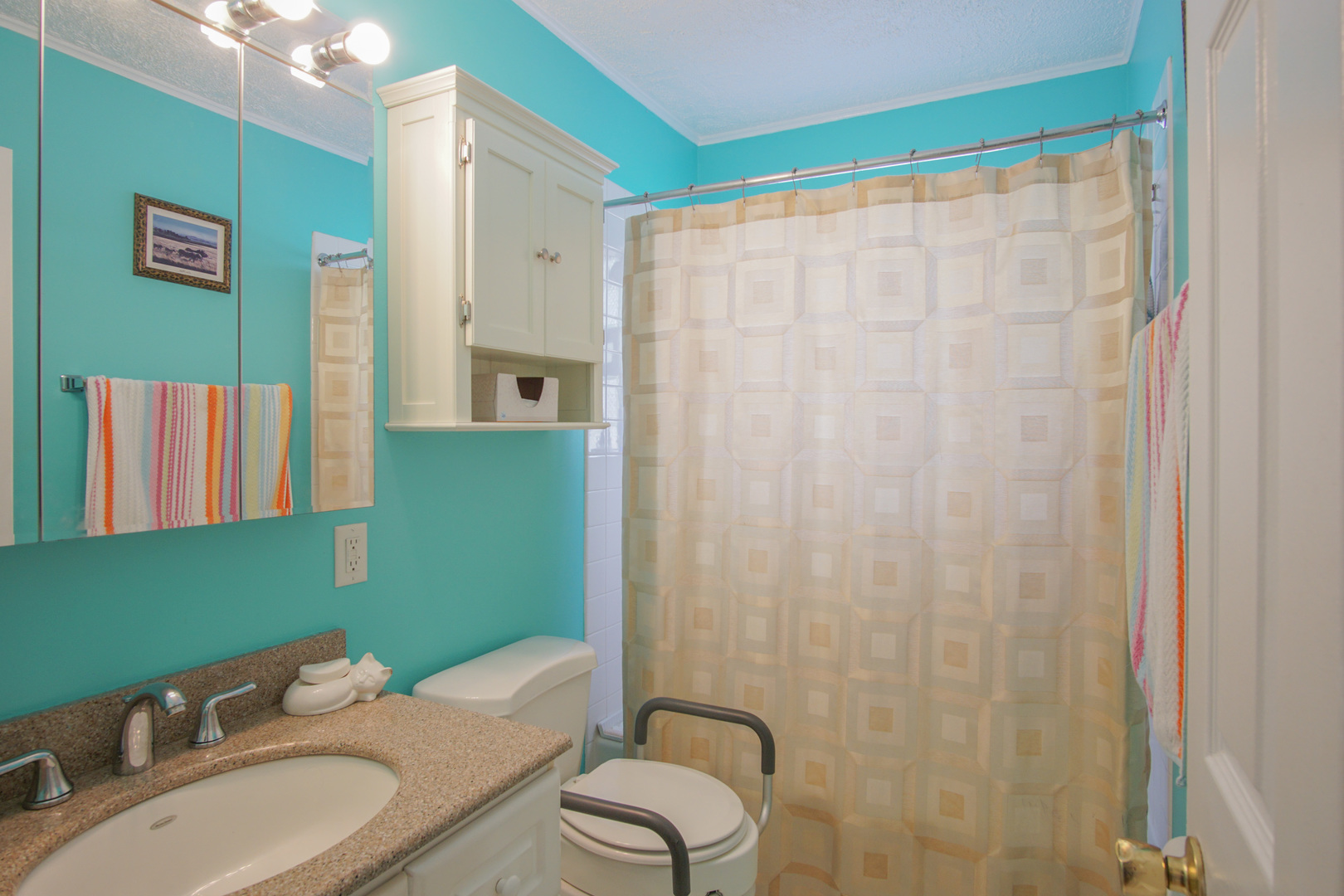 385 South Wolf Road Wheeling, IL 60090 - Photo 9 of 14 a bathroom with a sink mirror and a toilet