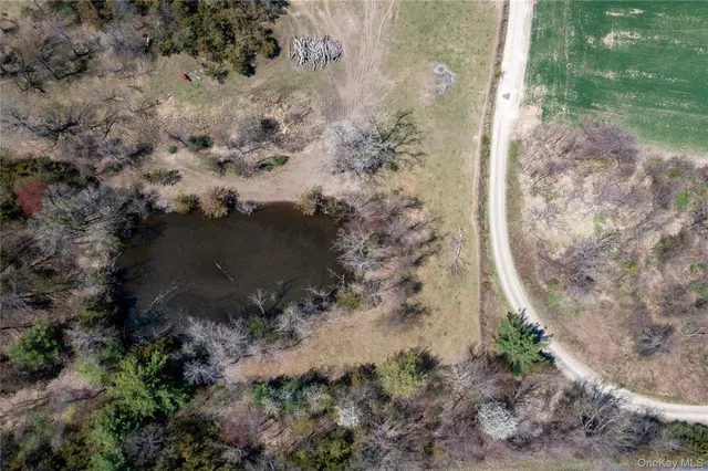 a view of a field with outside area