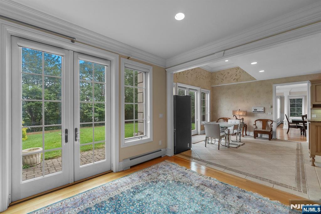 1 Euclid Road Fort Lee, NJ 07024 - Photo 18 of 50 a dining room with furniture water view and large windows