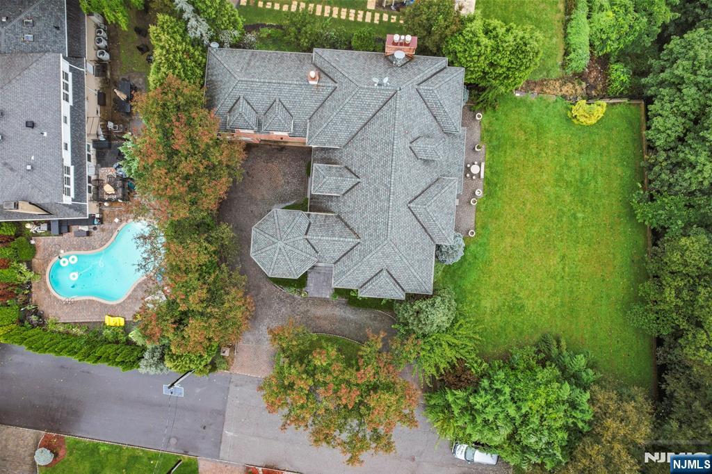 1 Euclid Road Fort Lee, NJ 07024 - Photo 47 of 50 an aerial view of a house with garden space and street view