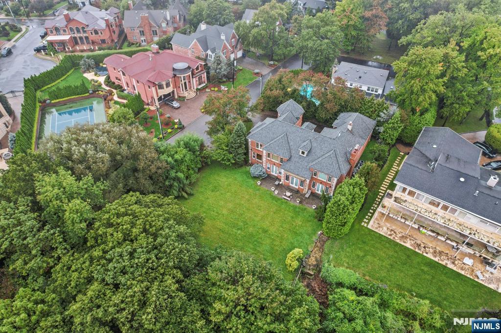 1 Euclid Road Fort Lee, NJ 07024 - Photo 48 of 50 an aerial view of a house with a garden