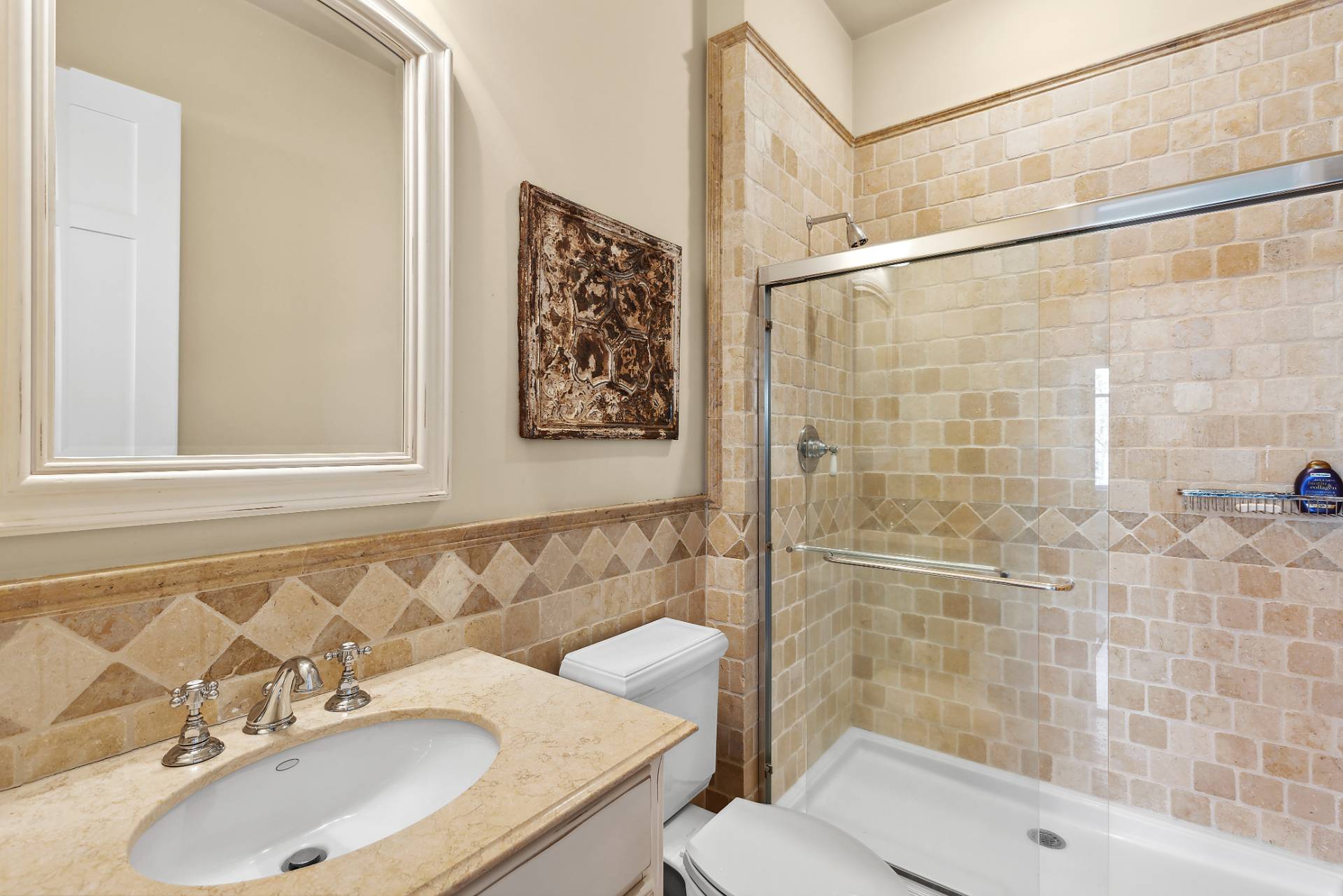 23 Sycamore Lane Montauk, NY 11954 - Photo 18 of 33 a bathroom with a sink toilet and shower