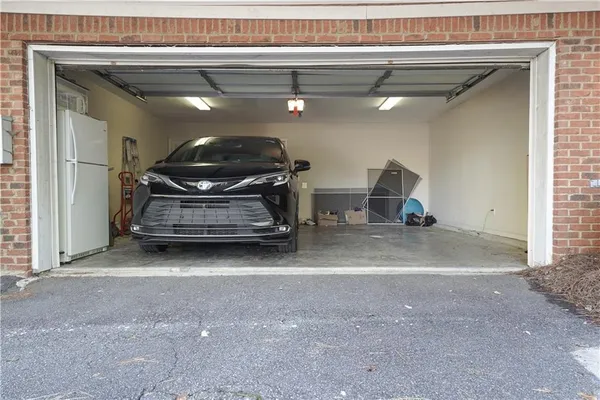 a view of car garage