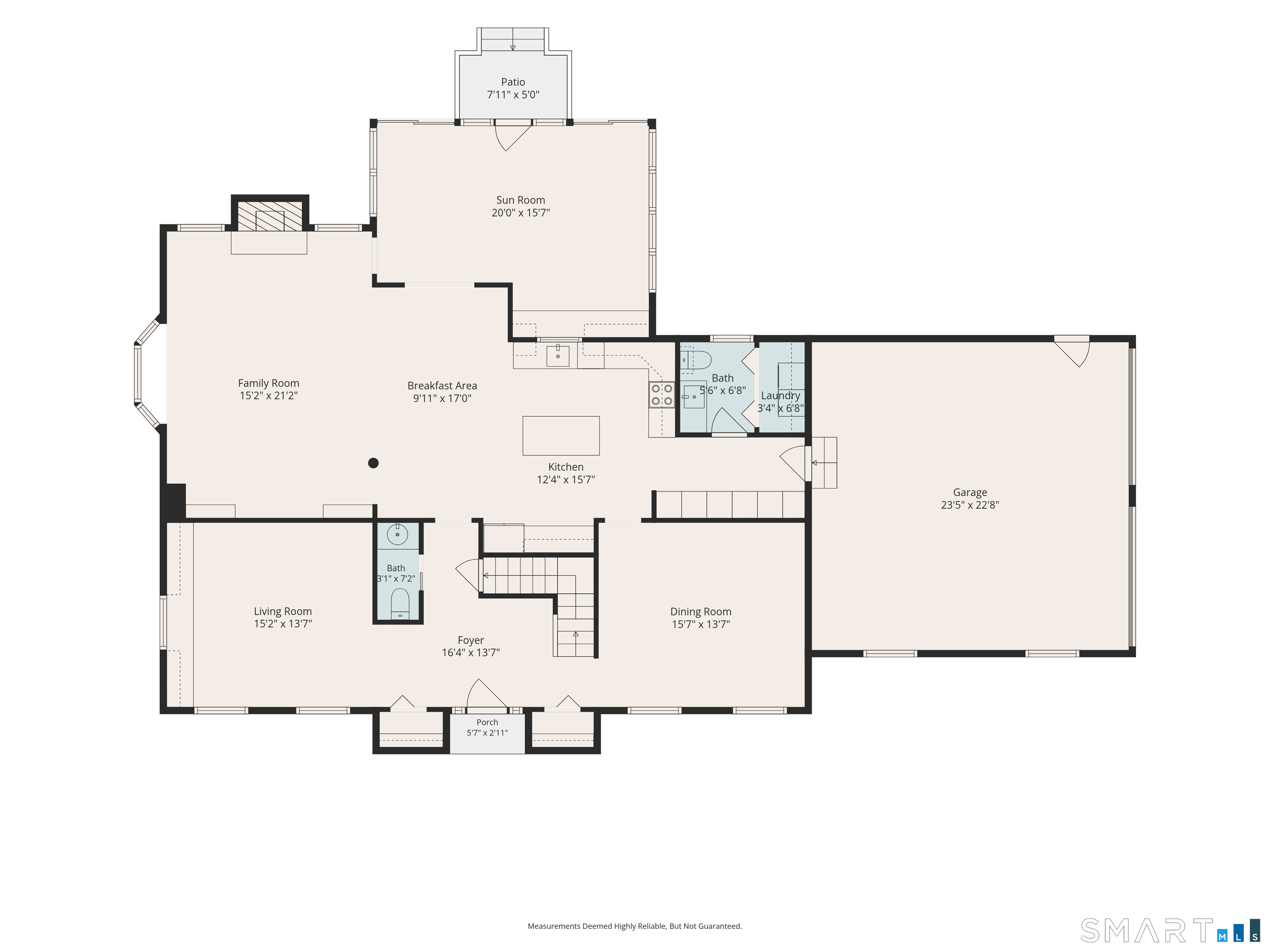 46 Laurel Cliffs Road Guilford, CT 06437 - Photo 37 of 40 Main Level floor plan.
