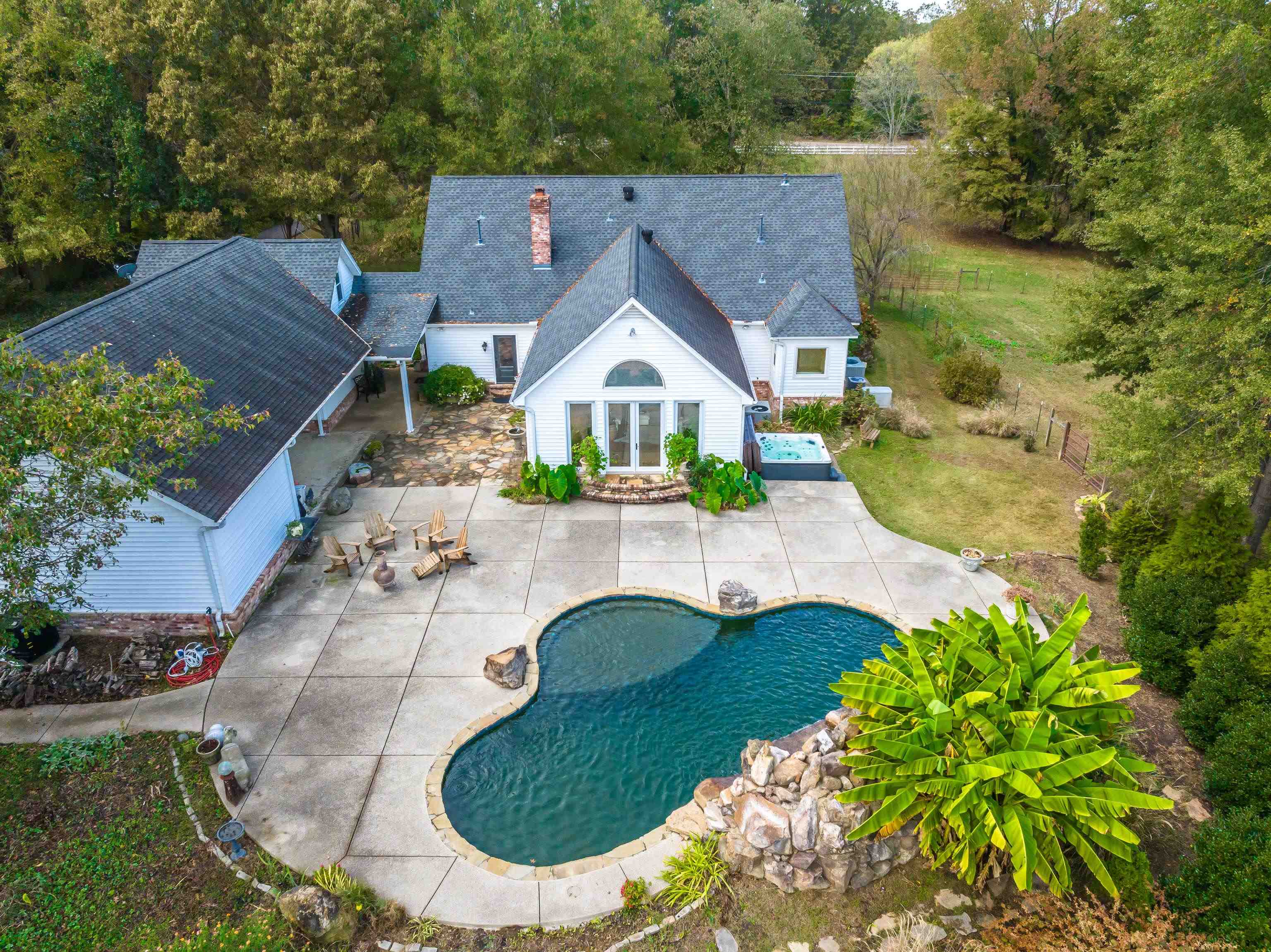 1172 North Reid Hooker Road Eads, TN 38028 - Photo 3 of 33 Gorgeous grotto and waterfall