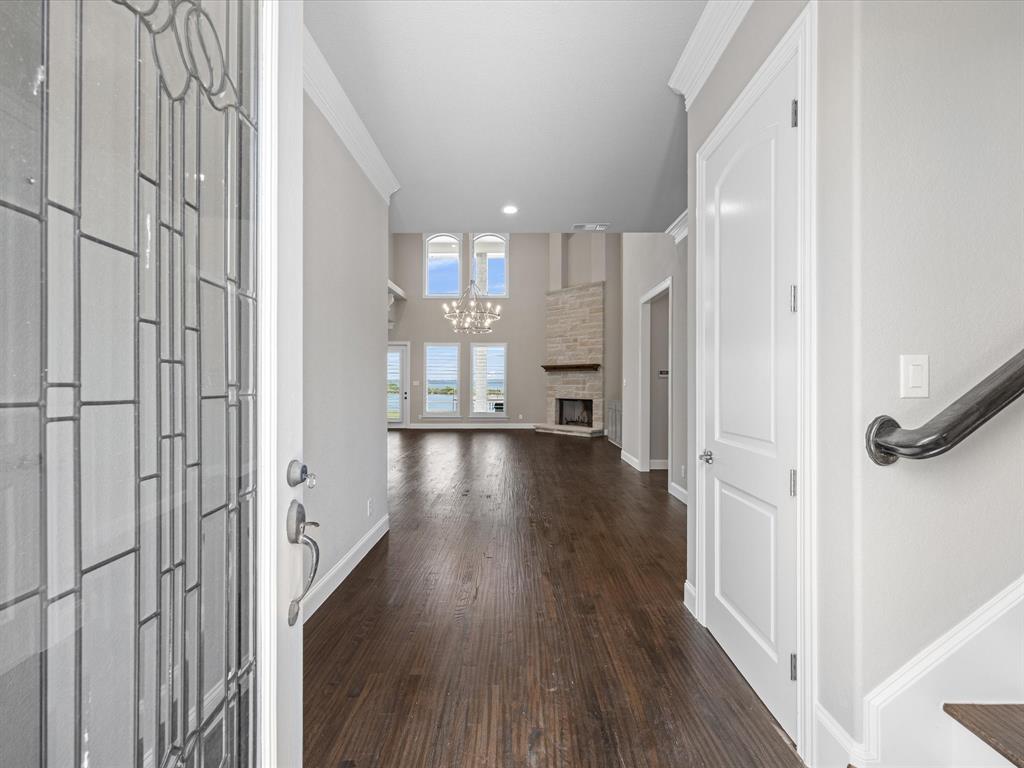107 Marina Del Ray Bridgeport, TX 76426 - Photo 7 of 40 a view of a hallway with wooden floor