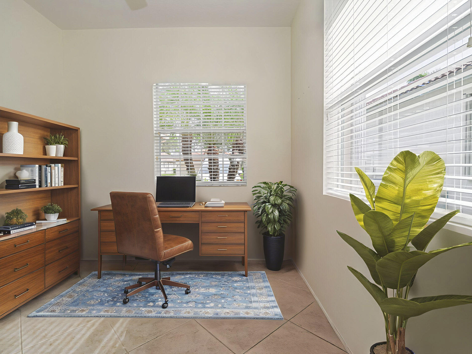 6871 Southeast Twin Oaks Circle Stuart, FL 34997 - Photo 20 of 34 a living room filled with furniture and a potted plant