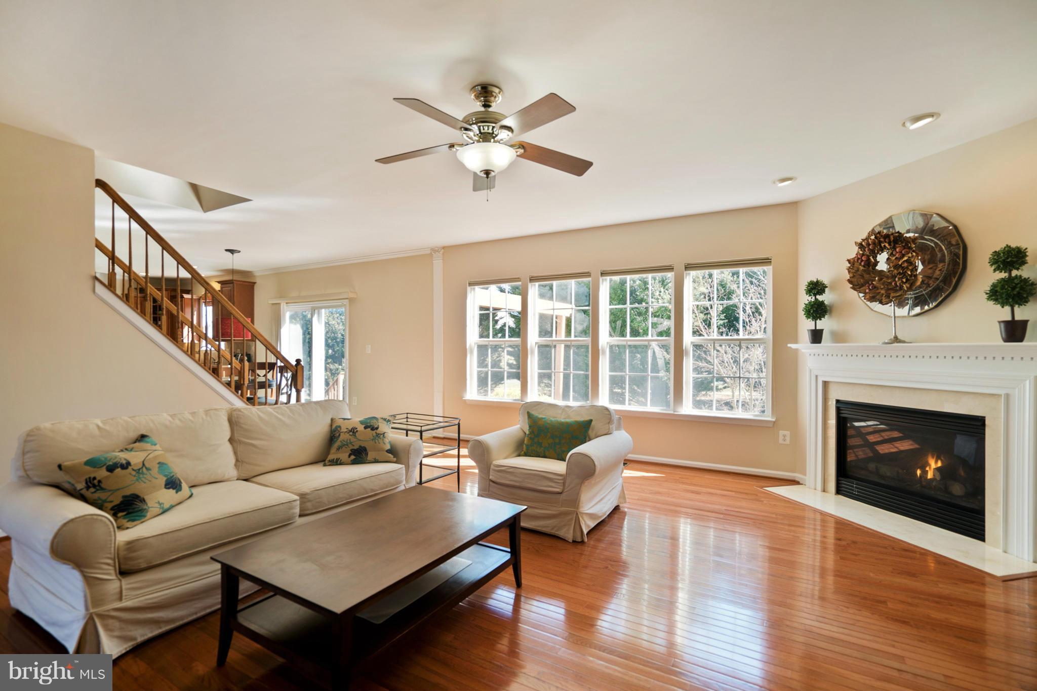14202 Brass Wheel Road Boyds, MD 20841 - Photo 8 of 27 a living room with furniture and a fireplace