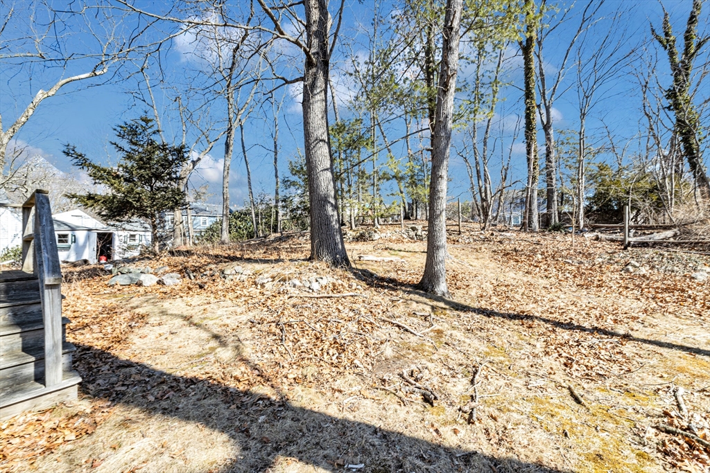 92 Intervale Road Dedham, MA 02026 - Photo 7 of 9 a view of a yard covered in snow
