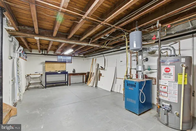 a view of storage and utility room