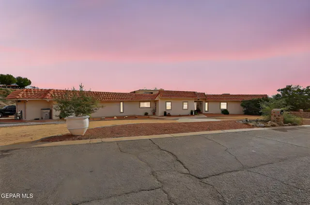 a view of a house with a patio