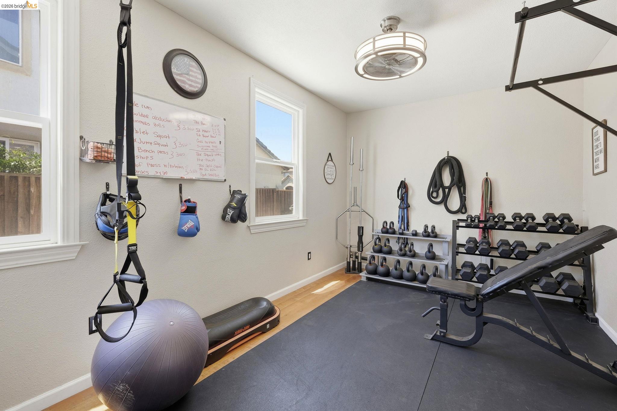 3438 Keystone Loop Discovery Bay, CA 94505 - Photo 41 of 57 a view of a room with gym equipment