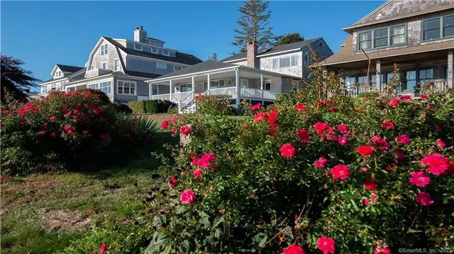 a view of a back yard