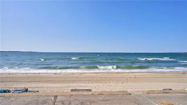 a view of an ocean and beach