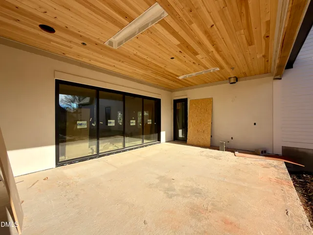a living room with a fireplace