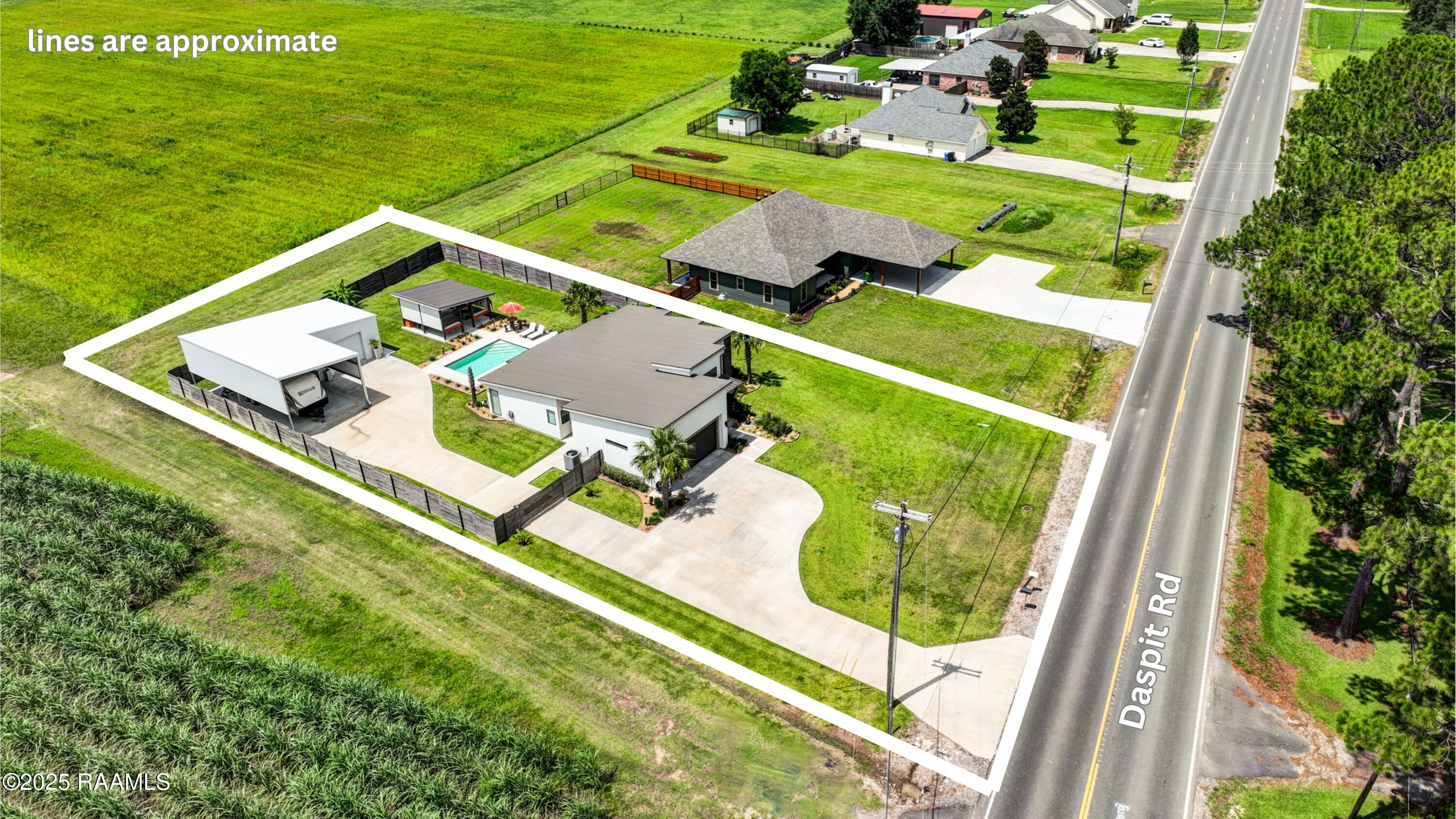 3703 Daspit Road New Iberia, LA 70563 - Photo 37 of 43 Aerial View