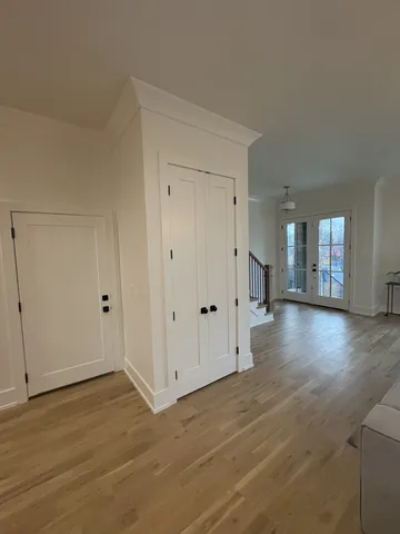 a view of an entryway door