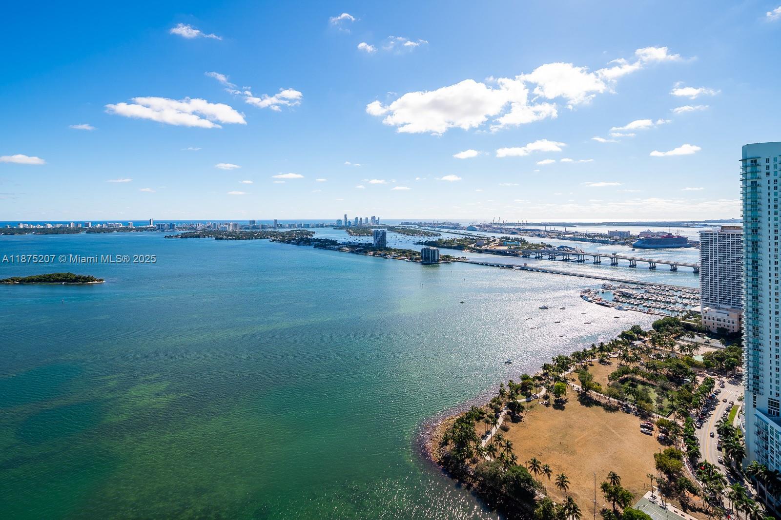 2020 North Bayshore Drive, Unit 4101 Miami, FL 33137 - Photo 10 of 23 a view of a lake with outdoor space