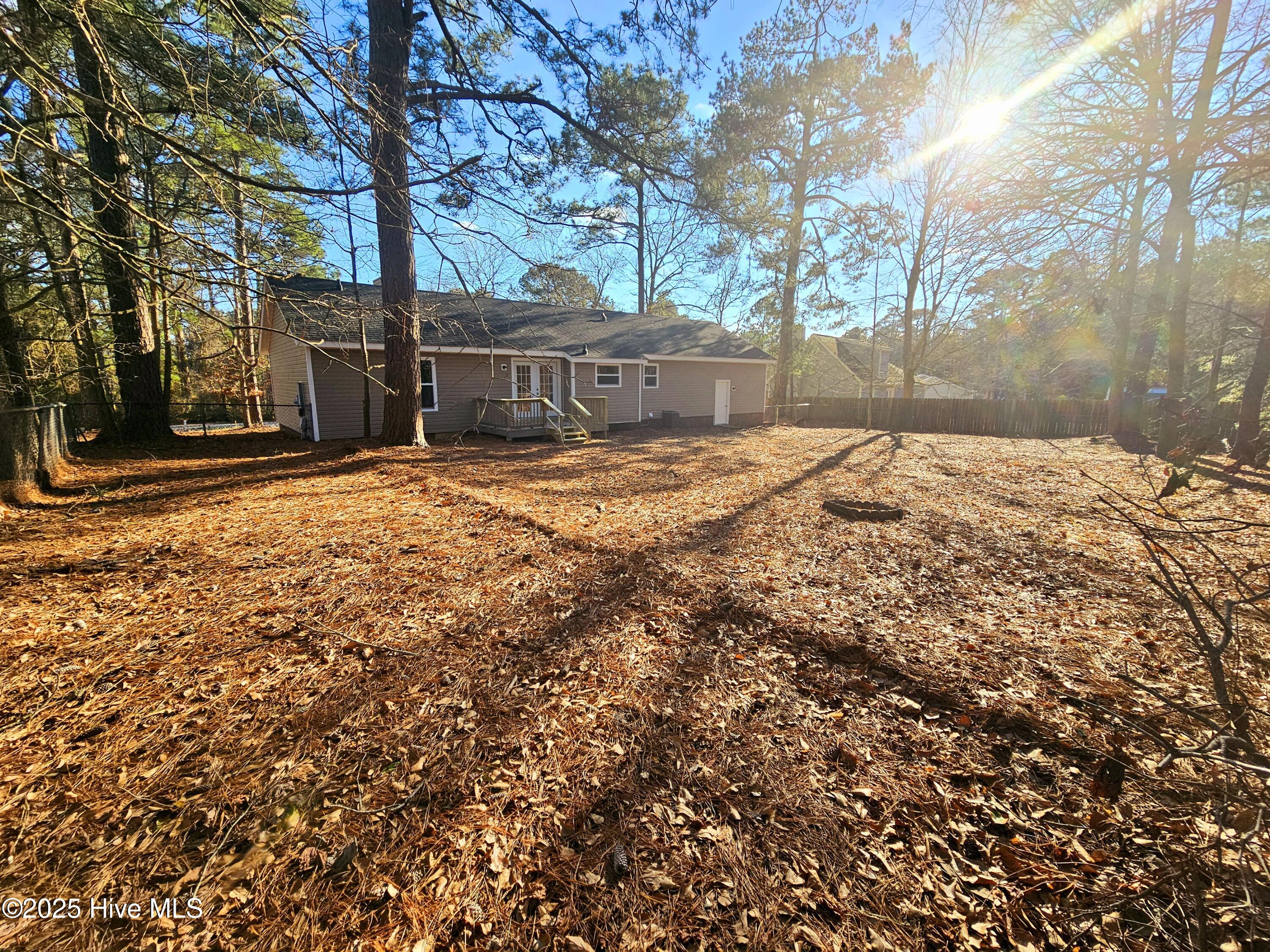 232 Natalie Lane Hubert, NC 28539 - Photo 19 of 23 View from rear of yard