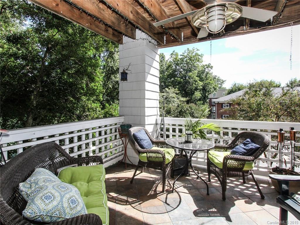 318 Queens Road, Unit 5 Charlotte, NC 28204 - Photo 20 of 24 a view of an outdoor sitting area with furniture